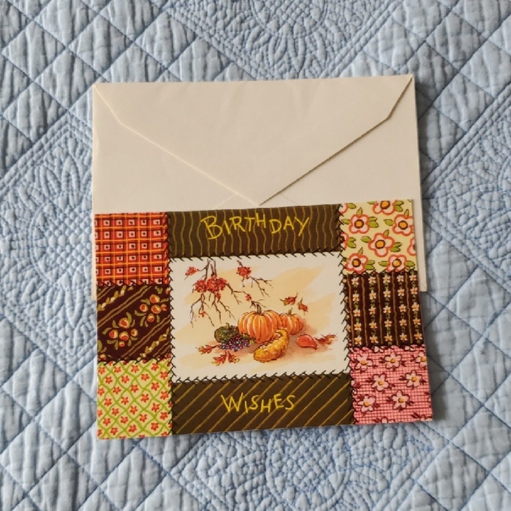 Vintage Unused Birthday Card